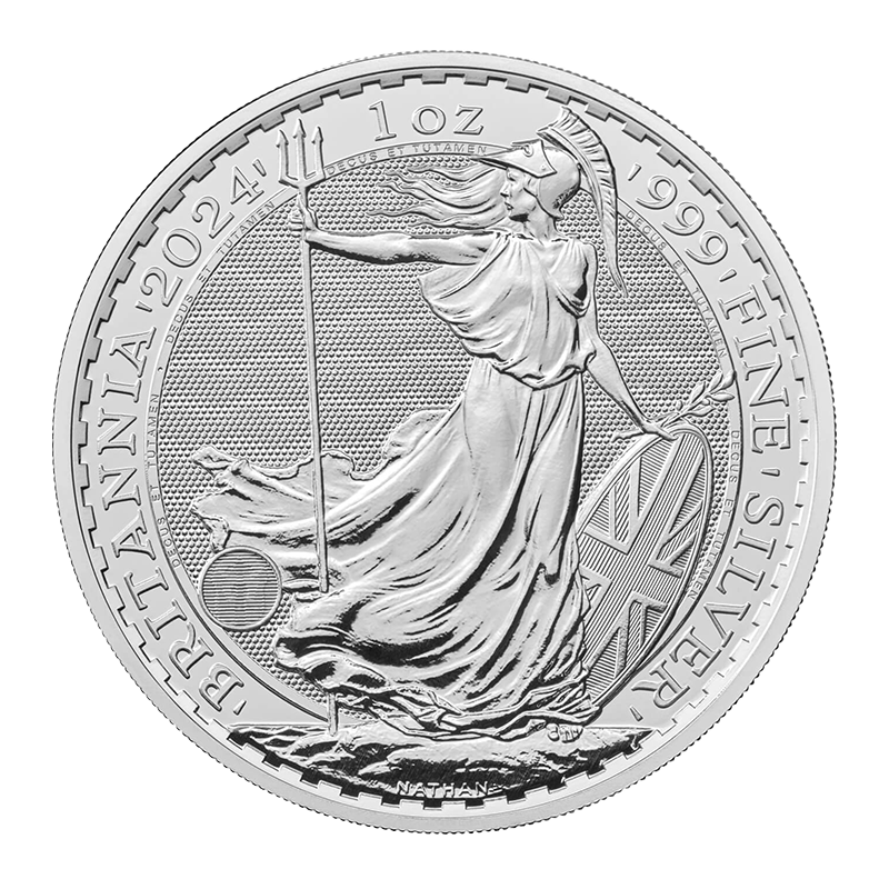 Image for 1 oz Silver Britannia Coin (2024) from TD Precious Metals